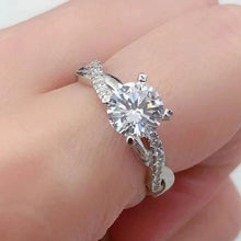 Moissanite wrapped solitaire