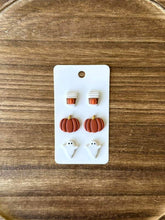 Handmade clay earrings