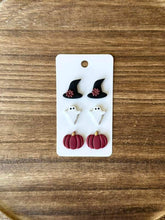 Handmade clay earrings