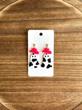 Handmade clay earrings