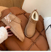 Checkered UGG dupes