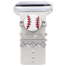 Sports watch band charms