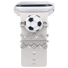 Sports watch band charms