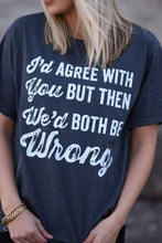 WE WOULD BOTH BE WRONG
