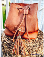 Vegan leather backpack bag